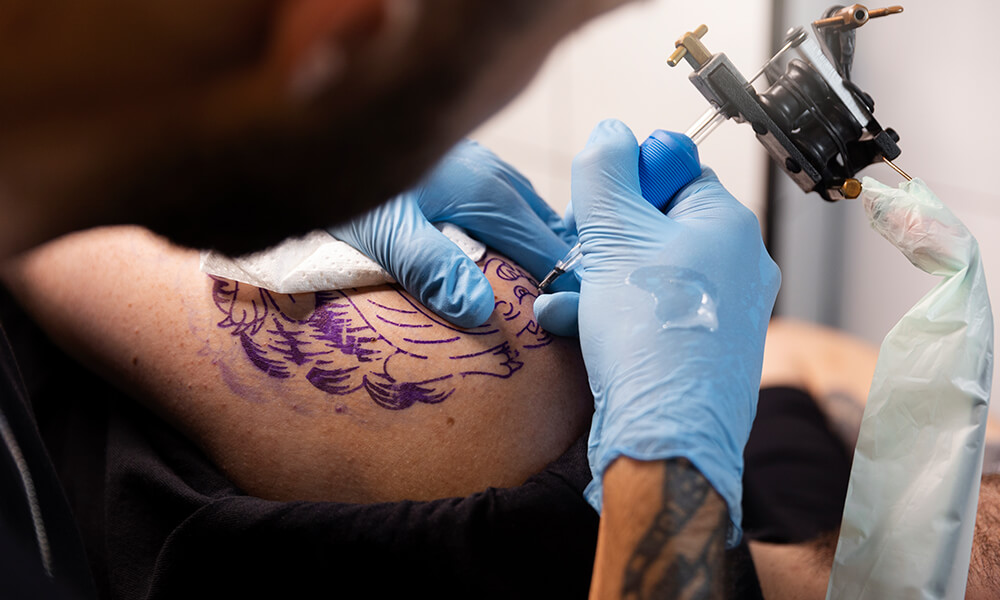 Ellenbogen Tattoo